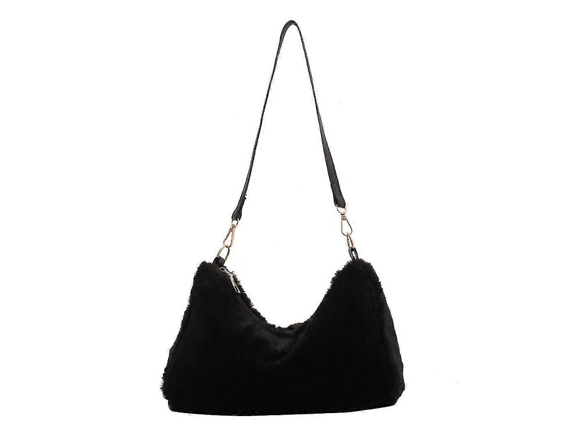Bolsa De Ombro Simples, Bolsa De Ombro Combinando, Bolsa De Grande Capacidade Para Mulheres, Preta