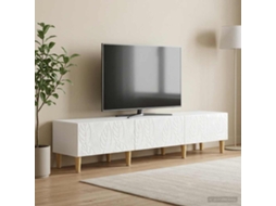 Vidaxl Gabinete Para Tv 147 X 34,5 X 30 Cm Branco Brilhante