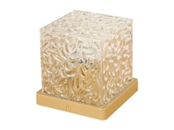 Luminária Aurora Boreal, Luminária Cubo de Ondas, Projetor, Luminária com Efeito de Ondas Água em 16 Cores para Quarto BRILVIBERA