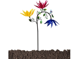 Moinho de Vento Giratório para Jardinagem, Turbina Eólica, Moinho de Vento, Moinho de Vento Giratório, Girassol e CHABERLU