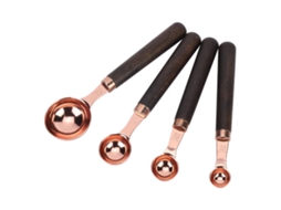 Conjunto Colher Medir Aço Inox LAXISCREED 4 Peças