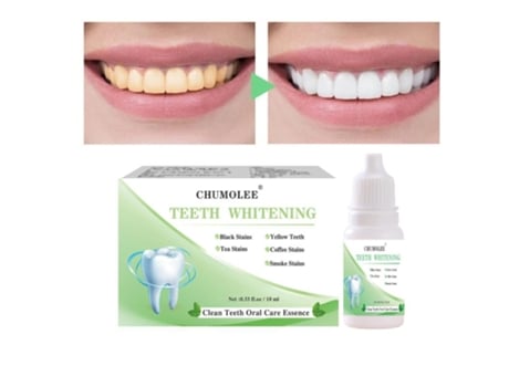 Unidade/3 Unidades/5 Unidades Chumolee Essência De Clareamento Dental Líquido 10ml, Remove Manchas De Dentes