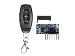 Controle Remoto Sem Fio De 433 Mhz, 5 V, Conjunto De Módulo Transmissor E Receptor De 4 Vias, Controle Remoto De 3 Botões Rx480-4ch