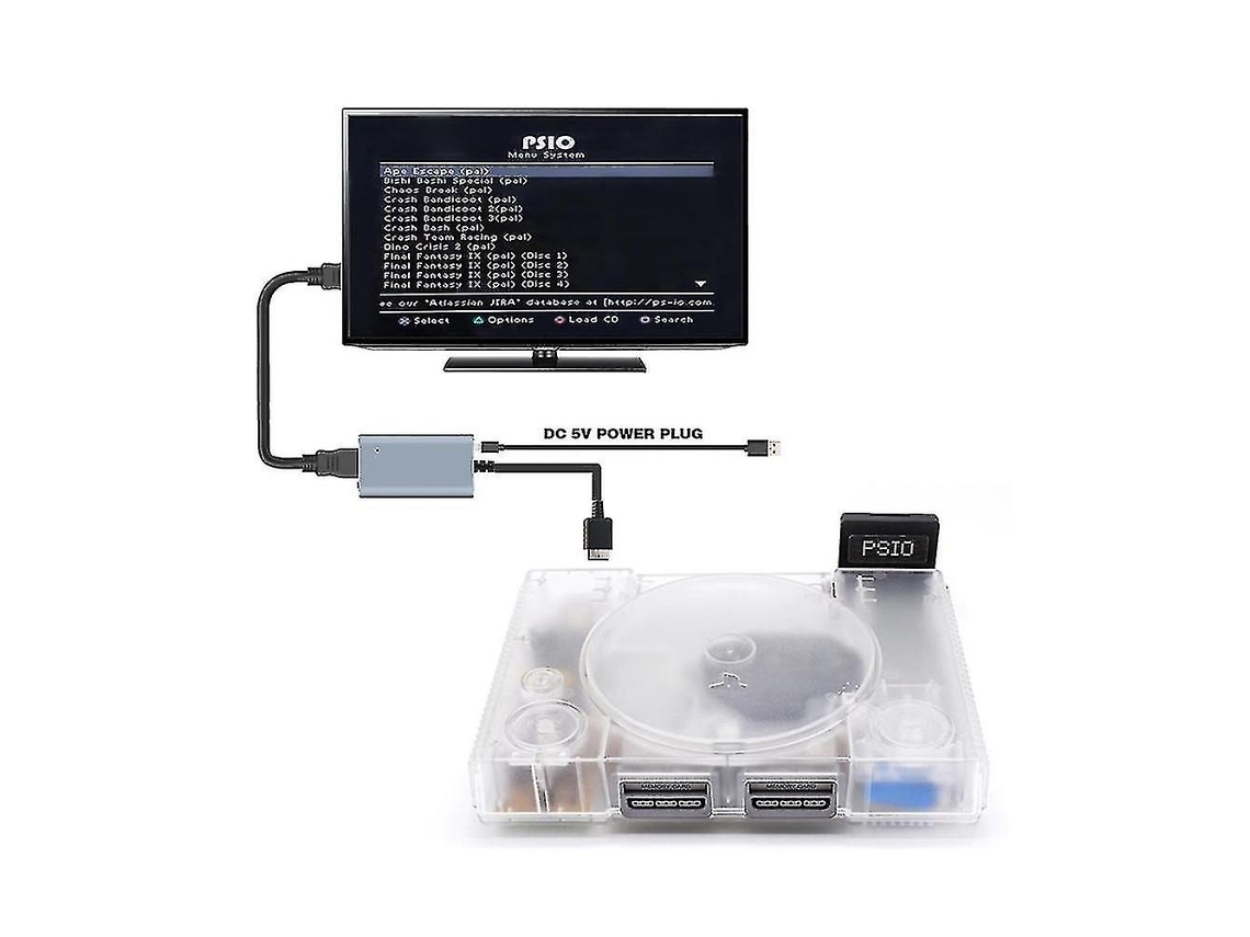 Kit Emulador De Unidade Óptica Psio Para Console De Jogos Ps1 Fat Retro, Acessórios Para Jogos B Ly Ebike (versão Clone)