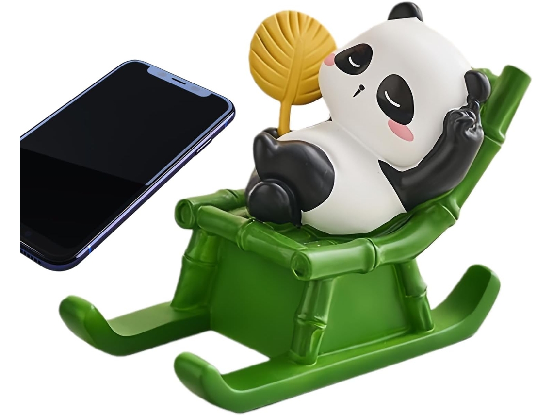 Suporte De Mesa Para Celular, Panda Com Base, Design Versátil