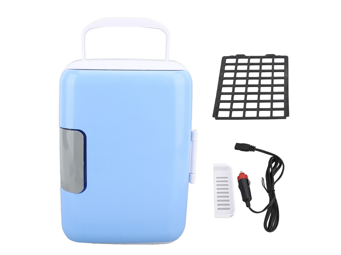 Geladeira Mini Portátil 4l com Modos Resfriamento/aquecimento Plugue Carro Dc12v para Carro Escritório Quarto
