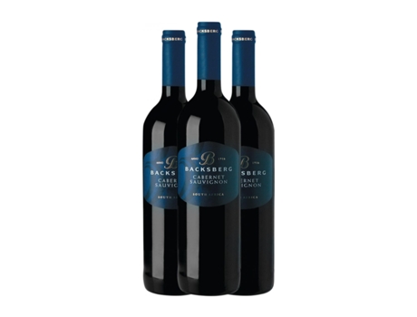 Vinho BACKSBERG Cabernet Sauvignon Paarl (0.75 L - 3 Unidades)