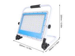 Laxiscreed Faro De Trabalho Led Com 480 Leds E 40.000 Lumens Para Iluminação Profissional
