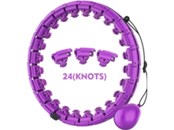 Arco Com Peso Fácil Para Perda De Peso, Nós Removíveis, 2 Em 1, Adomen Fit-roxo SUNNY SPACES