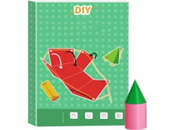 Caderno de exercícios de geometria 3D com cordão para Puxar VAYOTOY