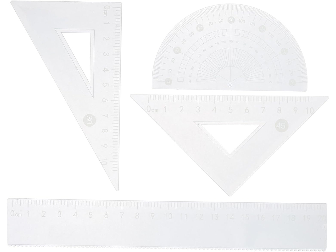 Lurelia Kit Geométrico 20cm Com Portátil E Leve Para Escritório
