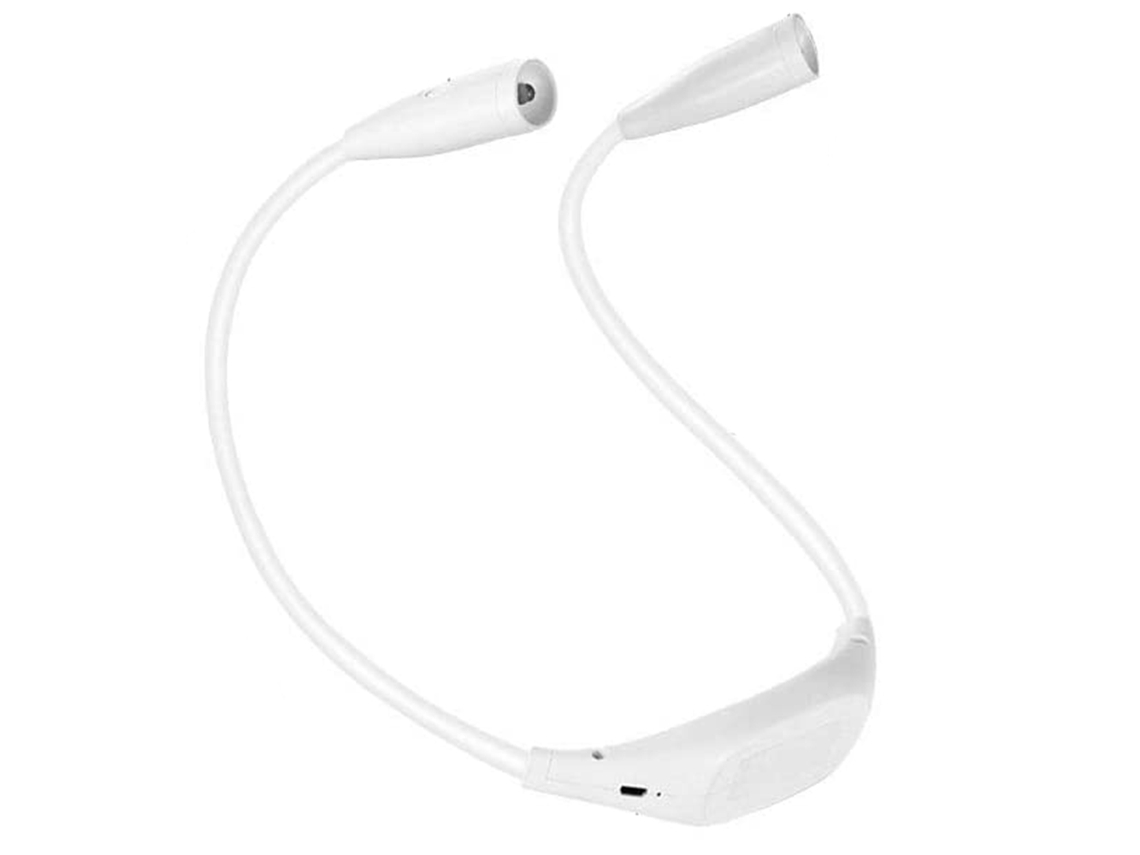 Luminária De Leitura Com Foco Pessoal Para Atividades Internas E Externas, Design Moderno E Agradável Aos Olhos, Luz De Pescoço Com 4 Leds, Luminária