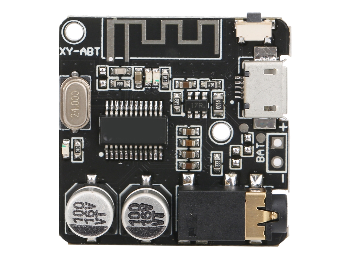 Módulo Receptor Áudio Estéreo Bluetooth 5.0 Placa de Receptor Áudio