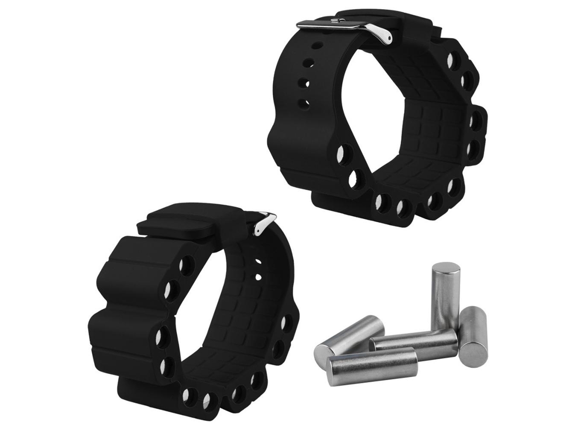 2pcs braçadeiras de pesos ajustáveis para pulso e tornozelo, para exercício, corrida, yoga, ginástica, aeróbicos, pilates | S/MARCA