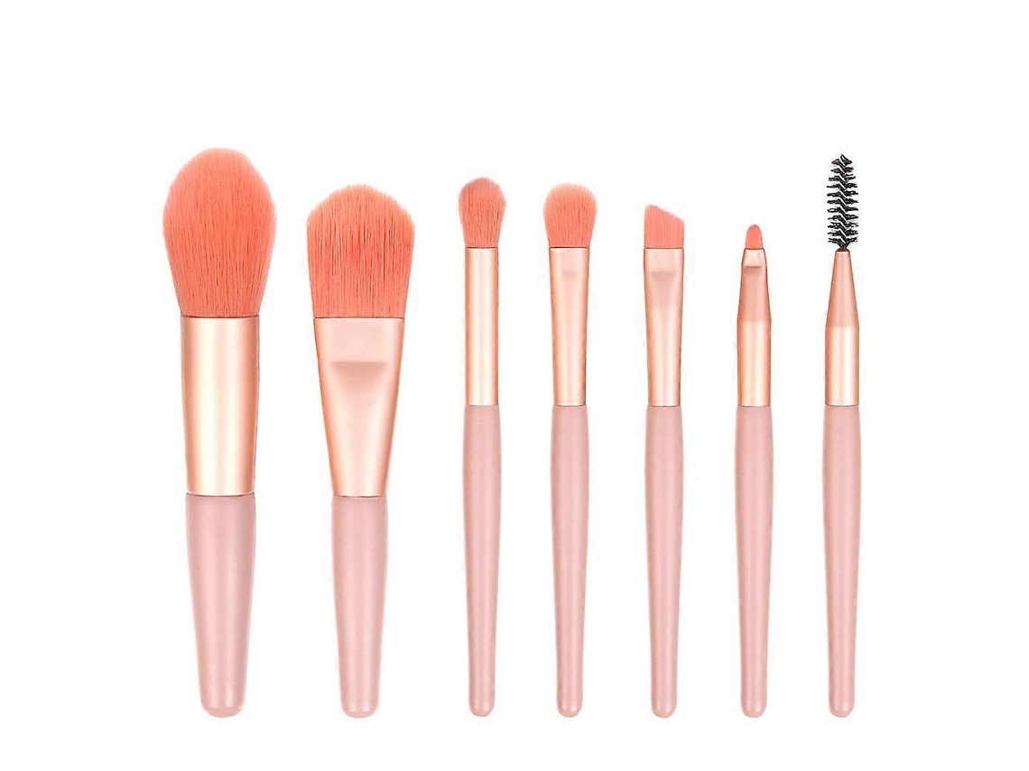 Conjunto De 7 Pincéis De Maquiagem, Pincel Para Sombra E Pincel Para Pó Solto, Ferramentas De Beleza Pu6997 Everley891
