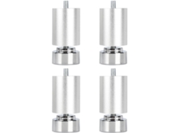 Conjunto De 4 Pés Modernos Para Móveis, Como Prateleiras, Mesas De Centro, Sofás E Cômodas, Com 50mm De Dimensões
