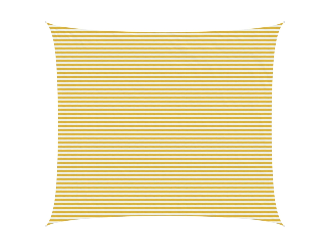 Conjunto 1 Vela De Sombra Vidaxl Amarelo Polietileno De Alta Densidade (6 X 7 M)