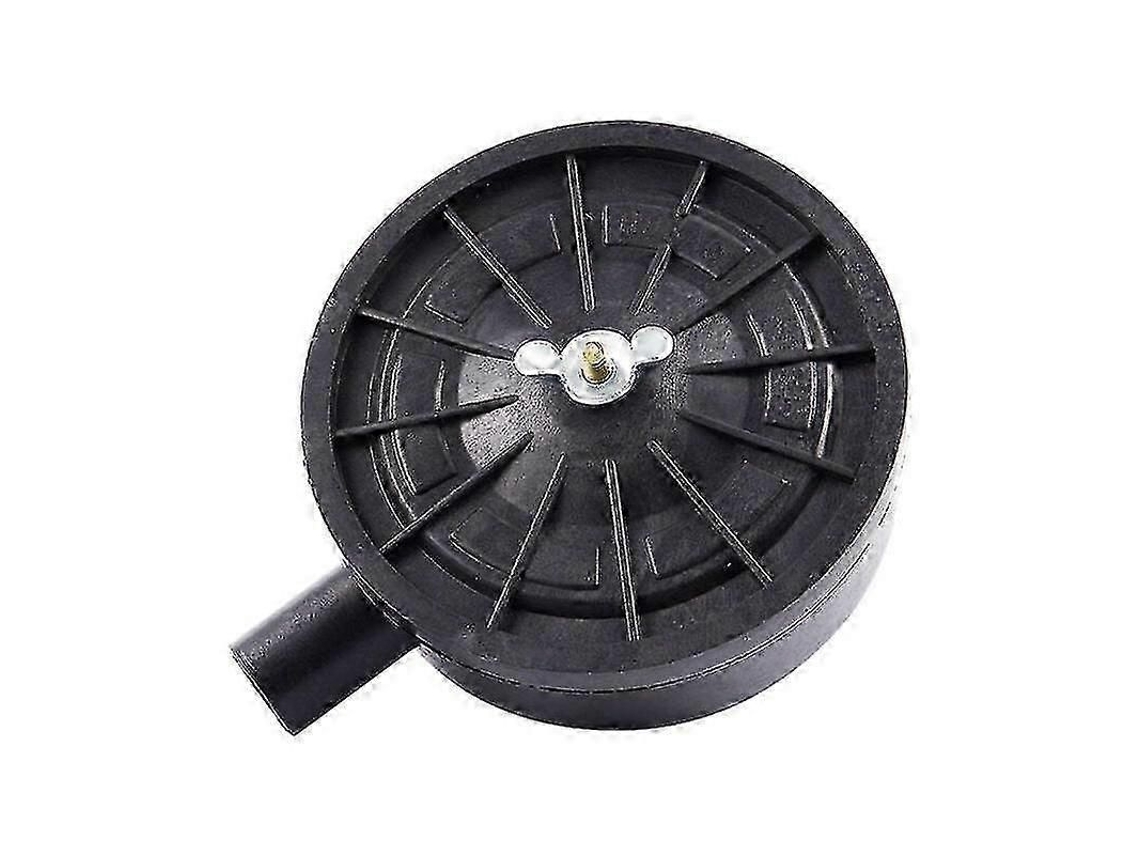Filtro Silencioso para Compressor de Ar, Rosca Macho 20mm G1/2, Plástico Preto, 129x102x78mm