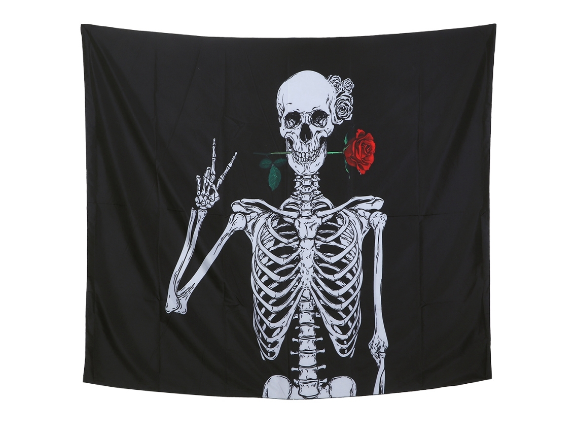 Tapete de Parede Skeleton Pattern 150x200cm