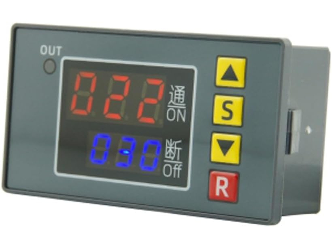 Controlador De Tempo Programável T3231 Retardo Digital Saída Ativa
