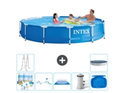Intex Piscina Com Estrutura Redonda - 366x76 Cm - 8-peças S20436