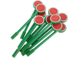 Conjunto De 10 Canetas Em Gel Leves E Confortáveis, Com Estampa