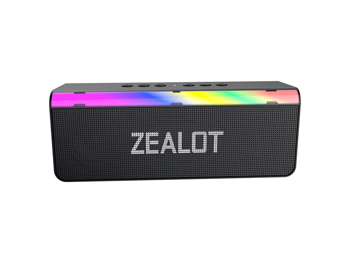 Mali caixa de Som Bluetooth S72 Portátil 20w com Luzes Led Coloridas e Efeito Estéreo para Casa e Exterior