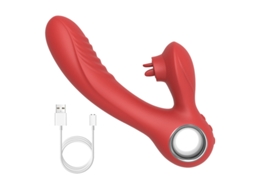 Vibrador De Massagem De Lngua Multifrequncia Para Mulheres (vermelho) Bestvite