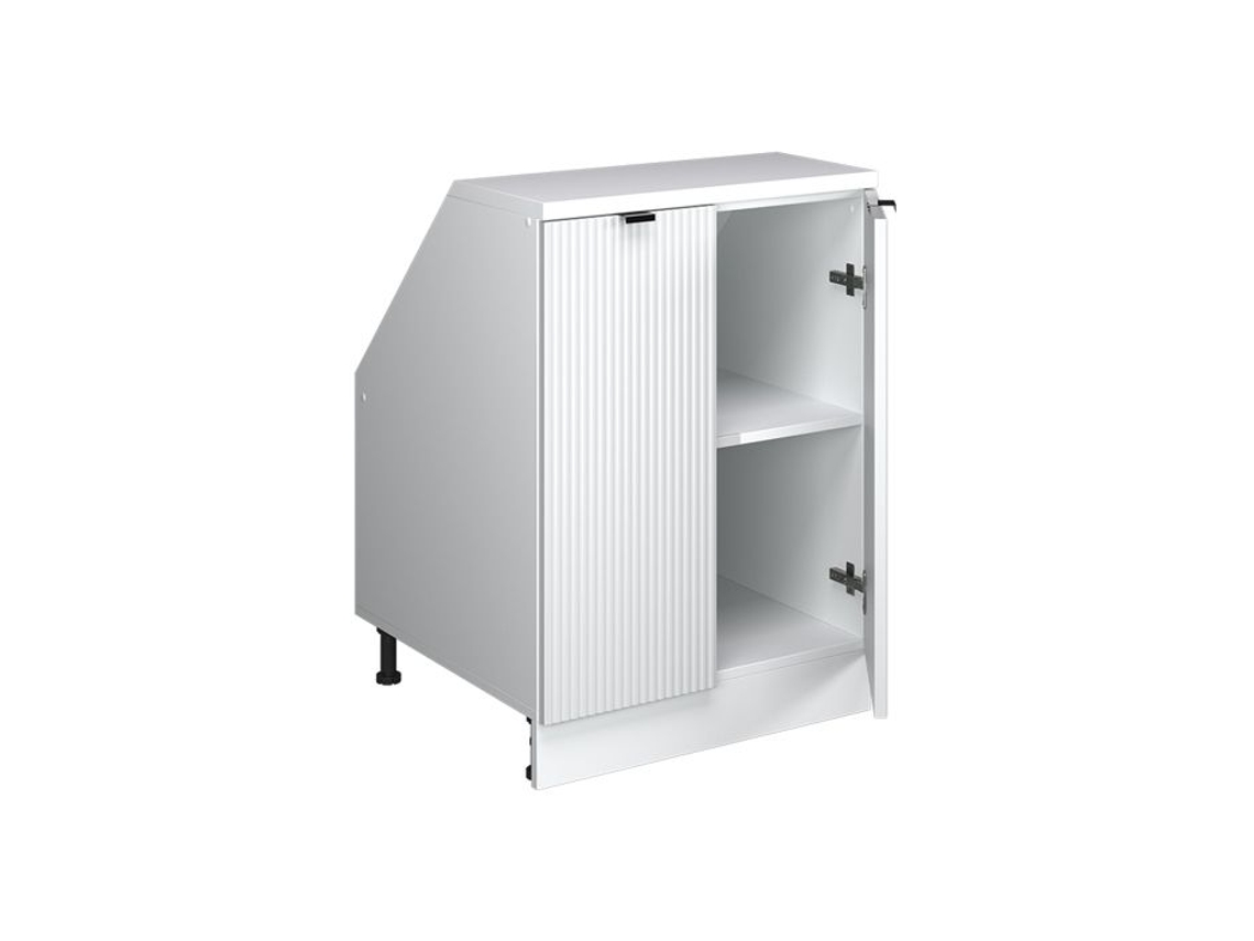 Móvel Arrumação Sob Telhado Tampo Inclinado 2 Portas 60x81,6 Cm VICCO