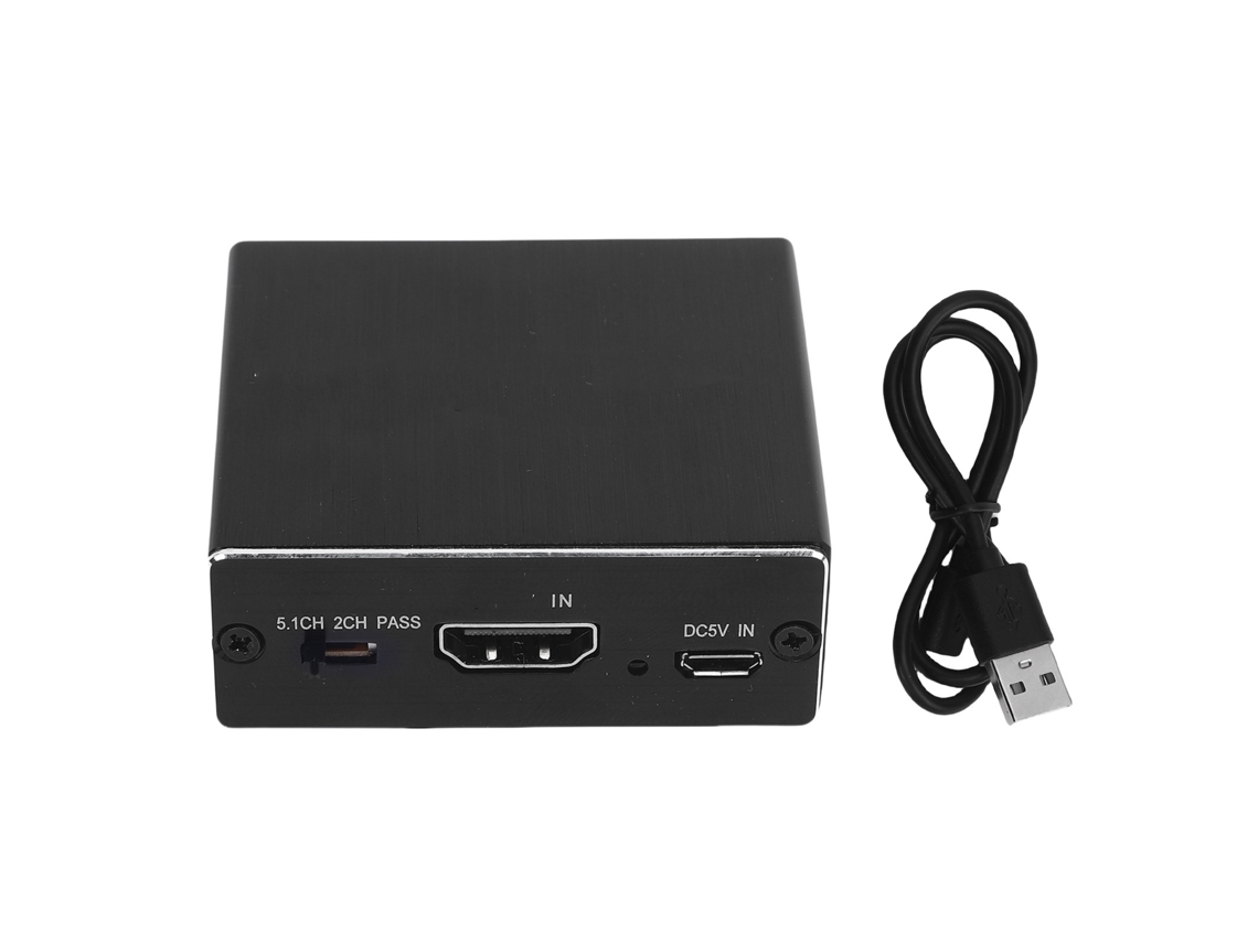Conversor de Áudio HDMI 4K para Óptico S/pdif 3.5mm LAXISCREED