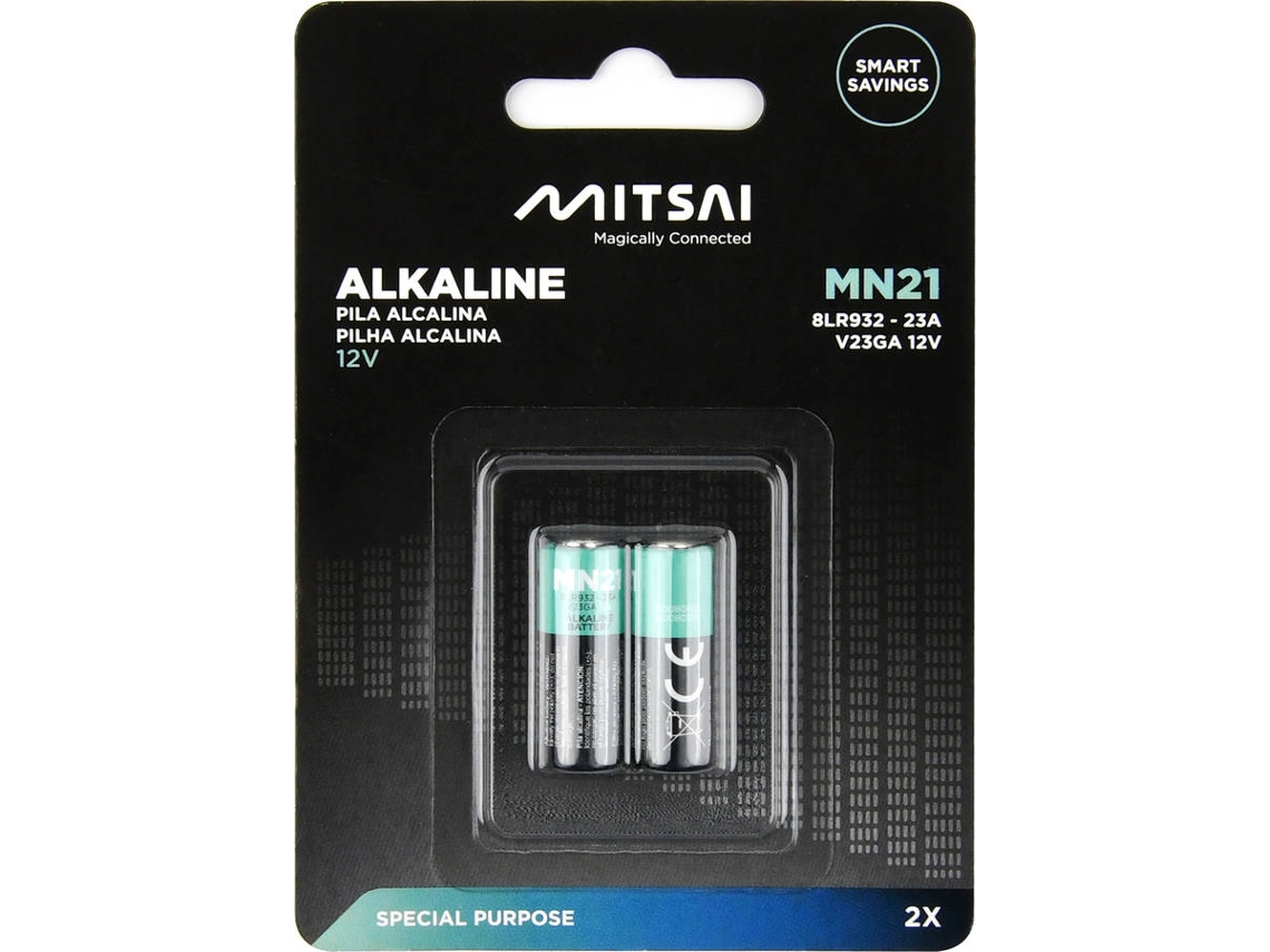 Pilhas Alcalinas MITSAI MN21 (2 Unidades)
