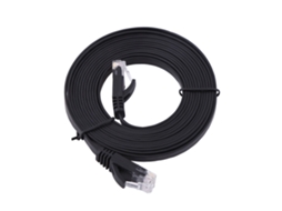 Cabo De Parche Utp Plano De Ethernet Cat6 Rj45 Para Roteador Lan 1000m 3 Metros