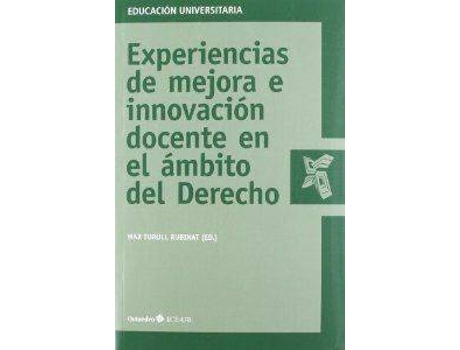 Livro Experiencias De Mejora E Innovacion Docente Ambito