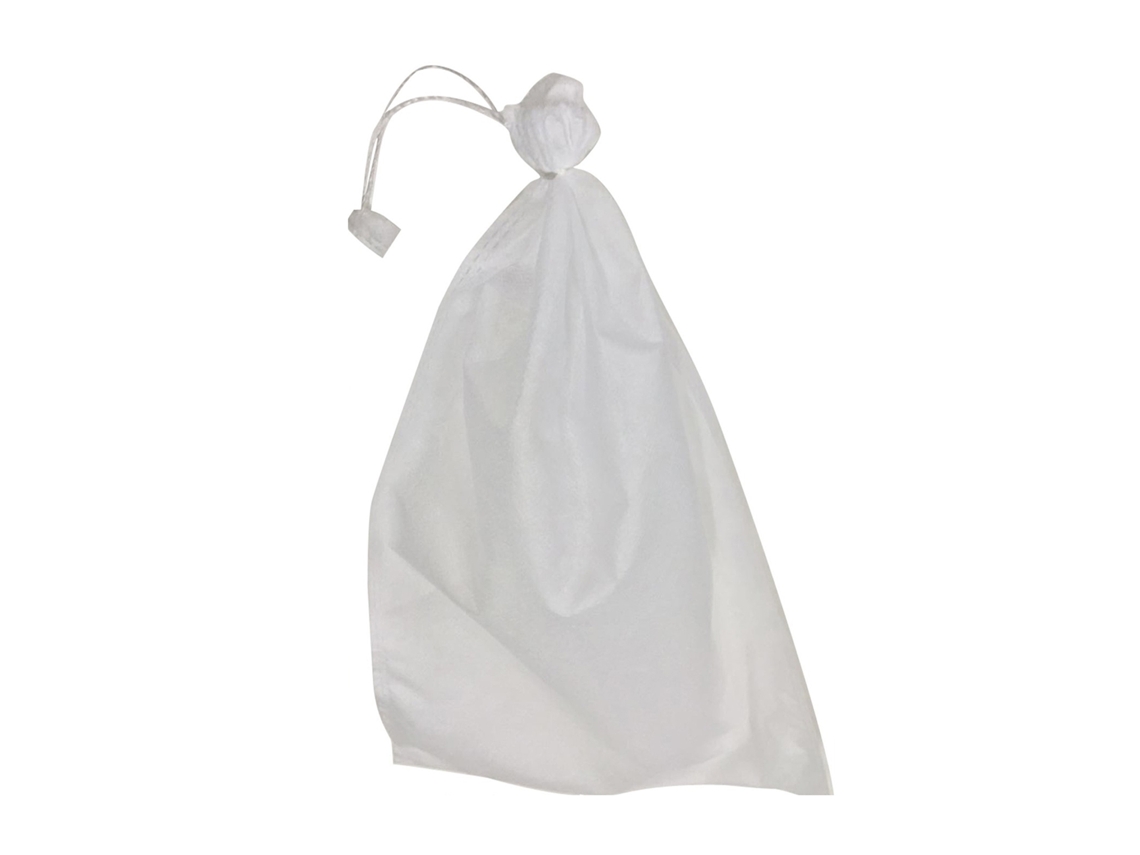 Material Dos Sacos para Frutas/ Sacos Protetores: Tecido Não Tecido BRILVIBERA (100 Unidades Brancas/ com Cordão, Especificações: 200 Mm X 300 Mm)