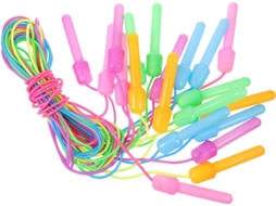 Conjunto De 10 Cordas Infantis Ajustáveis Com Alça Plástico Para Exercícios E Diversão, Ideais Para Treinamento