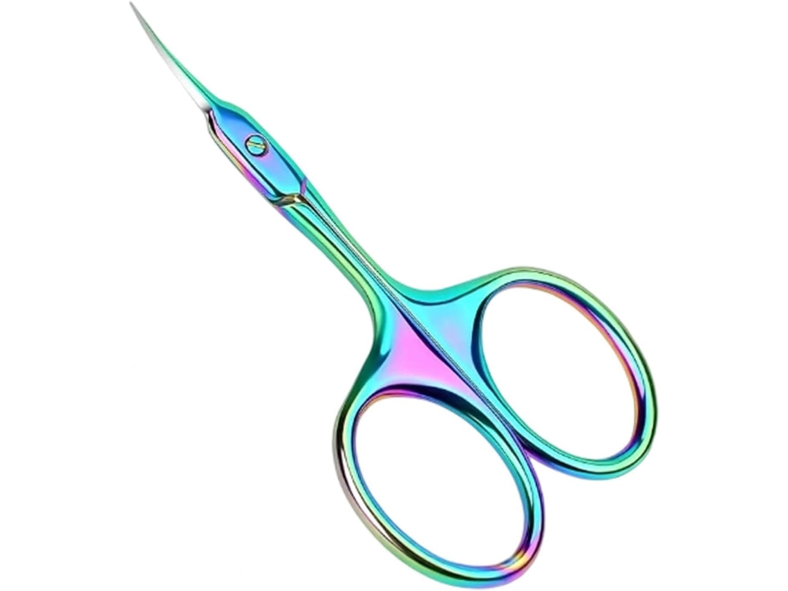 Tesoura Ergonômica Multifuncional De Aço Inoxidável Para Unhas E Cutículas