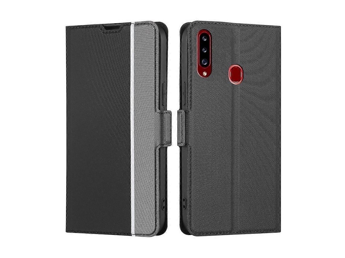 Capa Couro Para Samsung Galaxy A20, Elysve