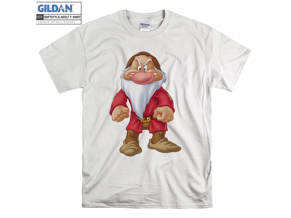 T-shirt Rockinstone Grumpy Dwarf Snow White（m）