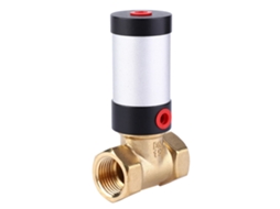 Válvula De Controle Neumática De Latão Com Vedação De Ptfe