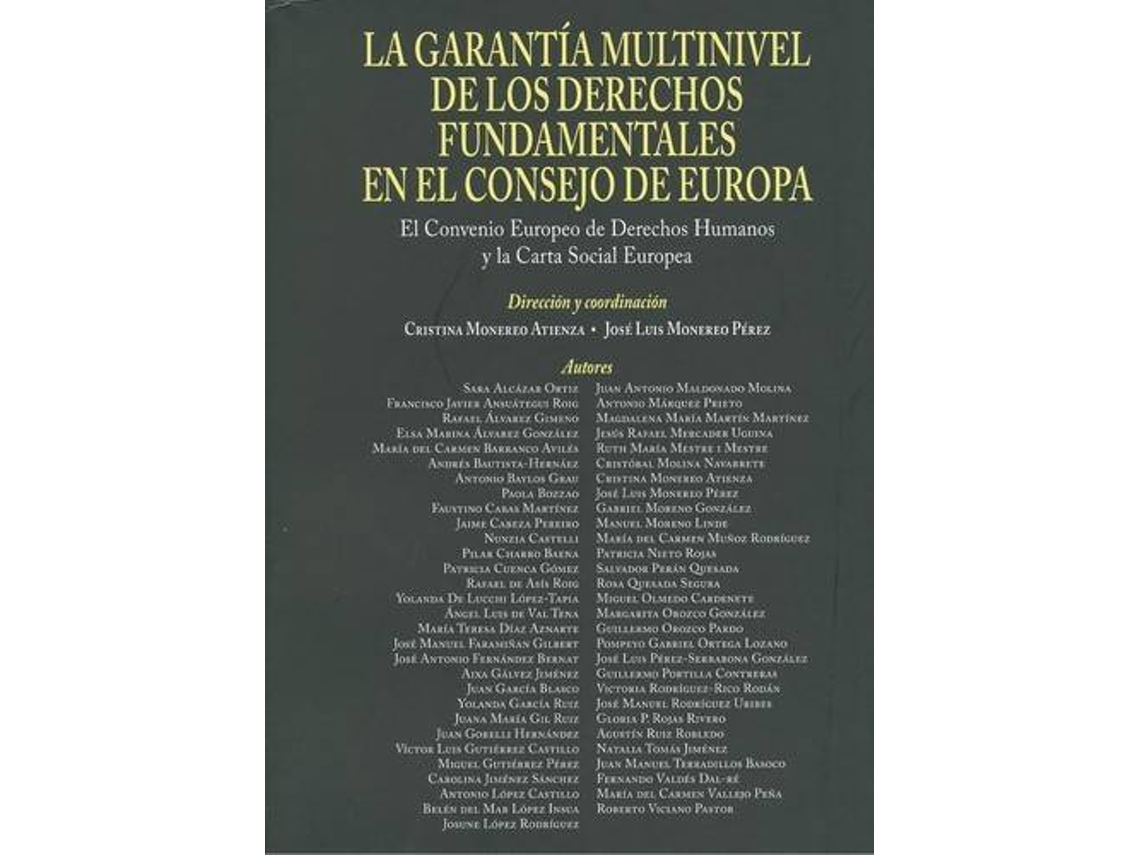 Livro Garantia Multinivel Derechos Fundamentales Consejo De Europa (Espanhol)