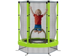 Trampolim infantil elástico Ø140cm BTFORUS com rede de segurança