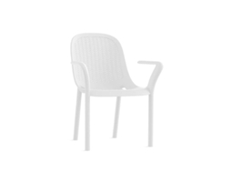 Poltrona de resina Garden Life White Altamira