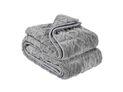 Manta Terapêutica De Peso 9kg Queen Size Fleece Sherpa Para Sono Profundo Tekmaquinas