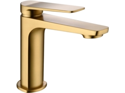 Torneira Monocomando para Lavatório em Latão com Acabamento Ouro Escovado MICE COLLECTION