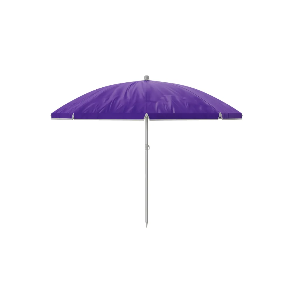 Guarda Sol De Praia Roxo 160 Cm Com Saco De Transporte Marbueno Summer