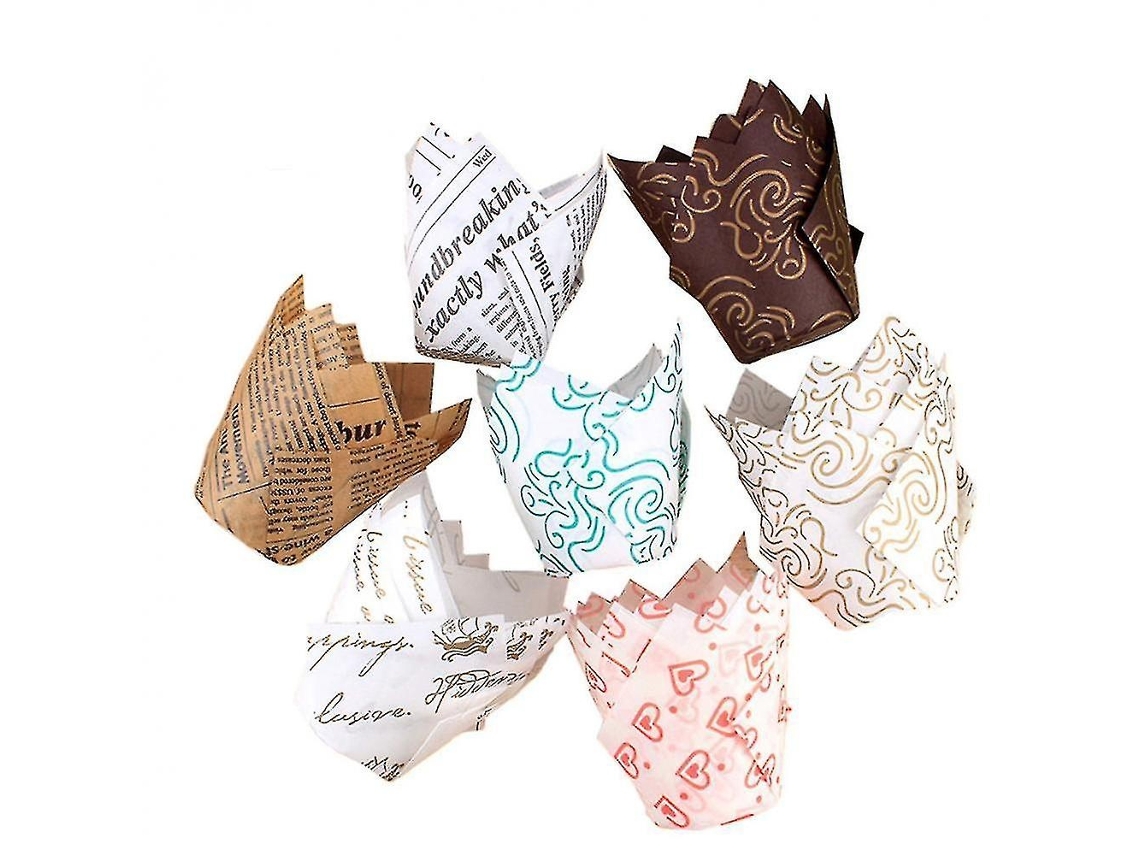 Lurelia Forma Para Muffin, 100 Unidades, Para Bolo, Chocolate E Cupcakes