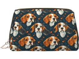 Nécessaire de Maquiagem Estampa Filhote Beagle Viagem S/MARCA