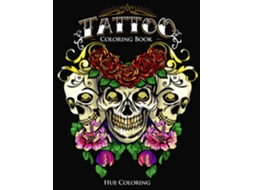 Livro Tattoo Coloring Book de Hue Coloring (Inglês)