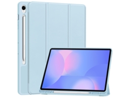 Capa Para Samsung Galaxy Tab S10 Fe Plus Sm-x620/sm-x626b Azul Celeste