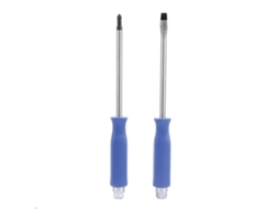 Yuru 2pcs Chave de Fenda e Cruz em Liga de Cromo Vanádio com Cabo Passante Resistente e Duravel para Reparos